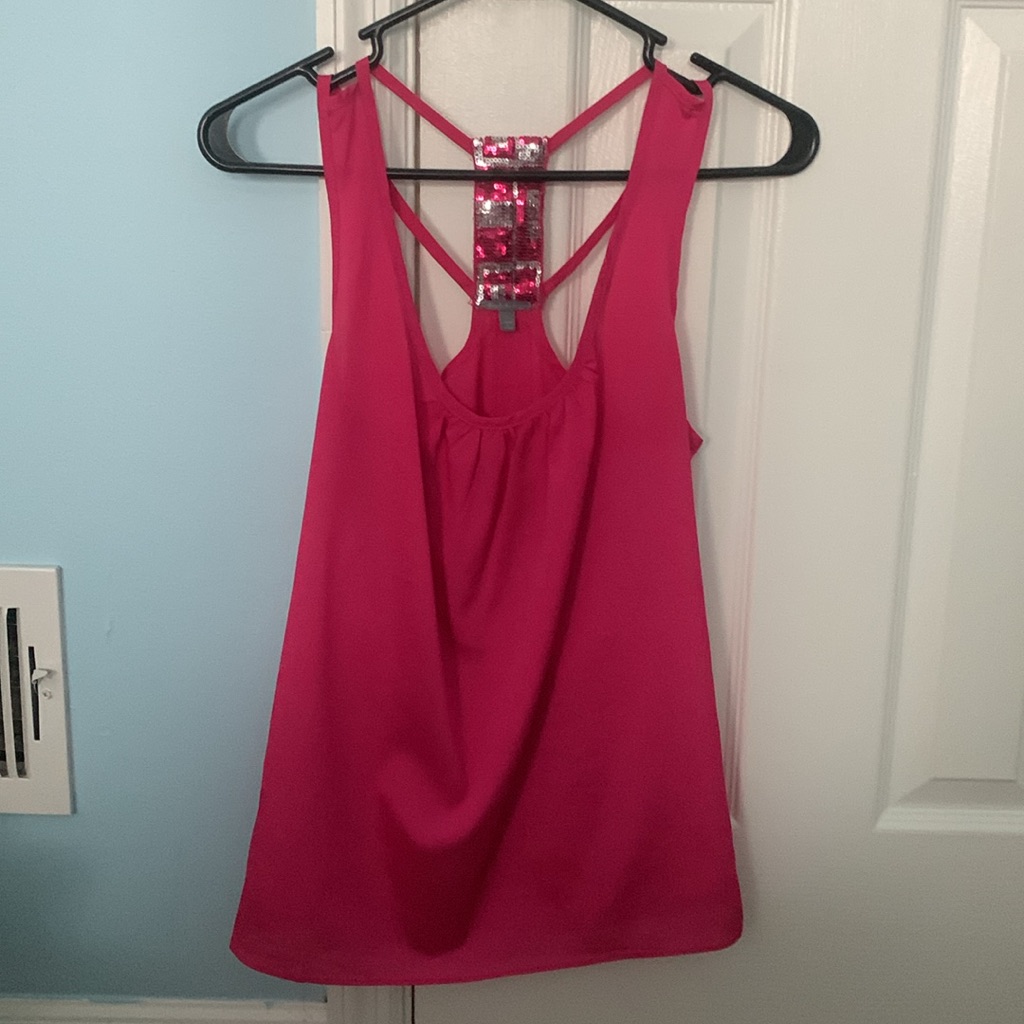 Charlotte Russe Pink Tank, Size Small